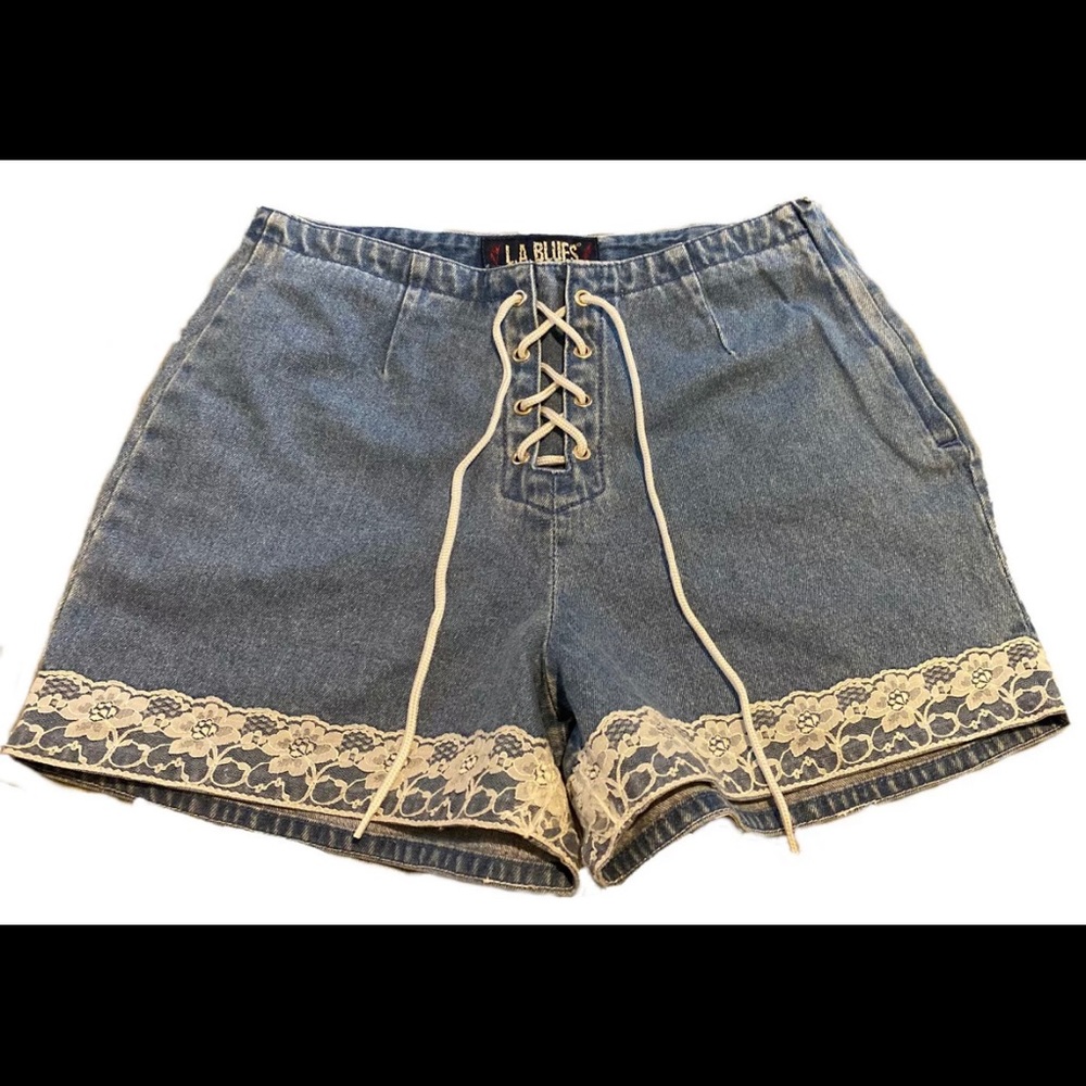 LA BLUES VINTAGE DEADSTOCK HIGH WAISTED SHORTS